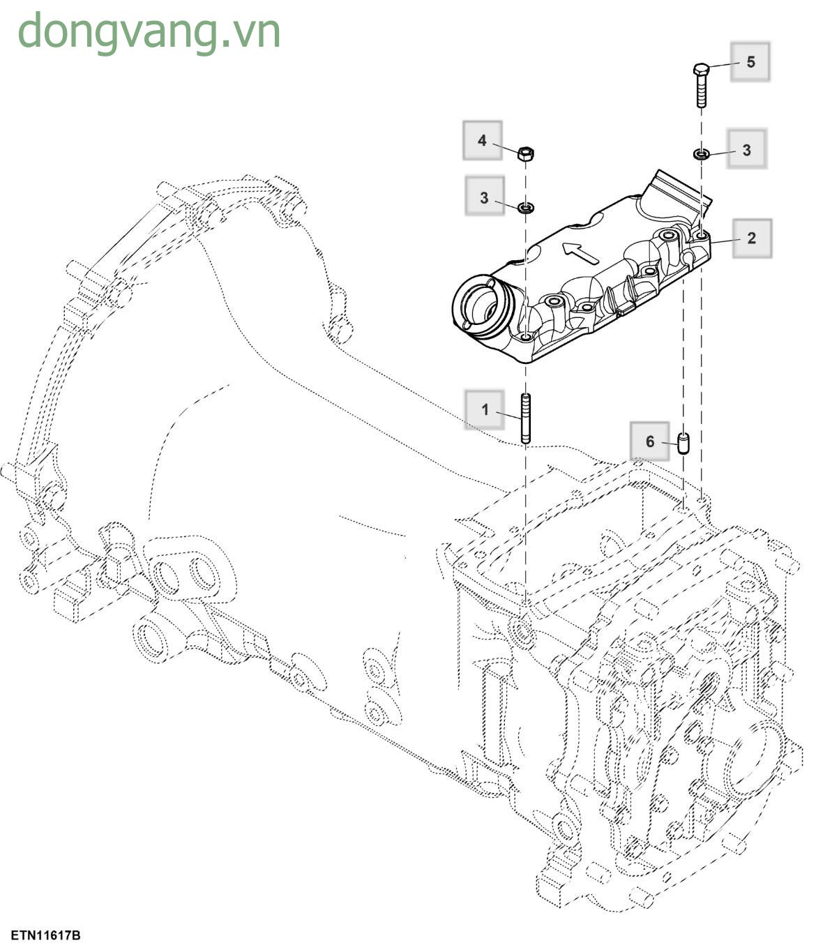 Vỏ bộ điều khiển đi số - ST518866